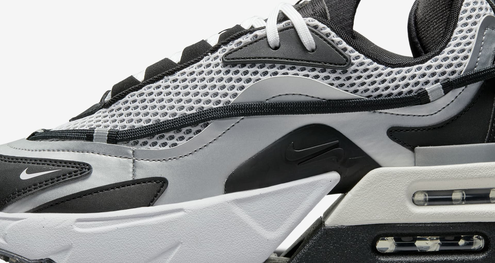 air max furyosa silver & black sneaker